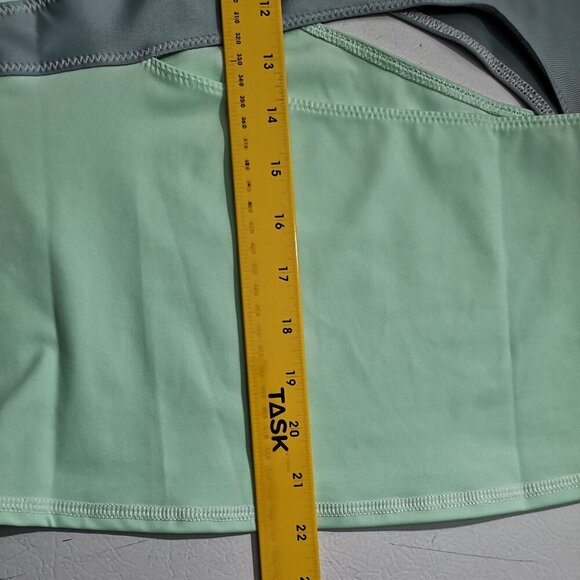 NWT Nike Dri-Fit Ladies Size Large Mint Green & Grey Slim Fit Tennis Tank Top - Picture 12 of 12